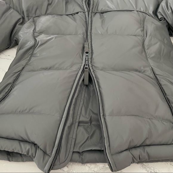 Athleta Grey Down Puffer Jacket - Picture 11 of 16
